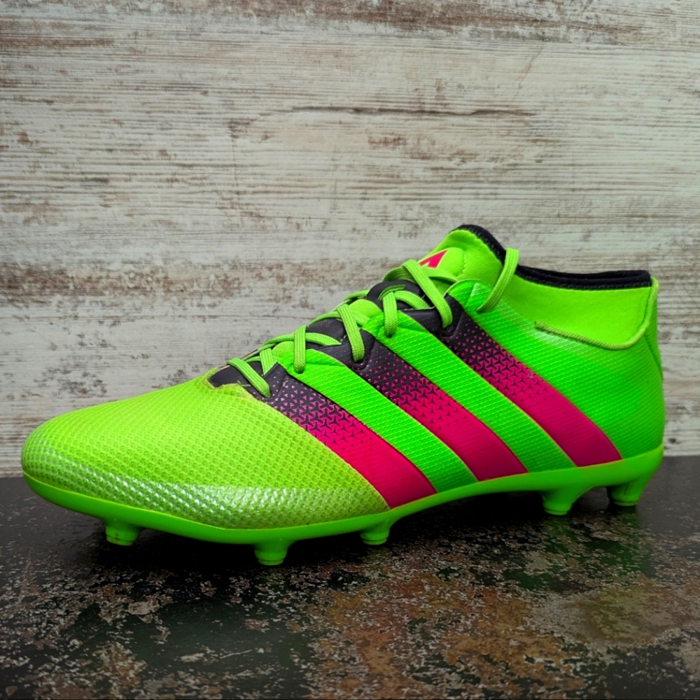 Mens Adidas Ace 16.3 PrimeMesh FG Soccer Cleats Shoes Sz 13 Used AQ2555